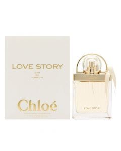Eau de parfum (EDP) për femra, Love Story, Chloé, qelq, 50 ml, e verdhë pastel, 1 copë