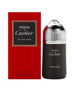 Eau de toilette (EDT) për meshkuj, Pasha de Cartier Edition Noire, Cartier, qelq, 50 ml, e kuqe dhe e zezë, 1 copë
