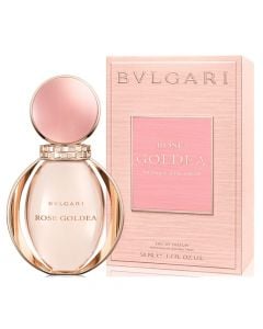 Eau de parfum (EDP) for women, Bvlgari Rose Goldea, edp 50 ml, glass and metal, pink 1 piece