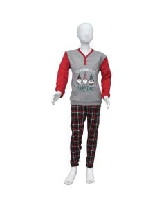 Pajamas for girls, Nottingham, polyester and cotton, 4, miscellaneous, 1 pair