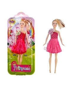 Toy for kids, doll, Princess, plastic and synthetic polyester, 29 cm, assorted, 1 piece