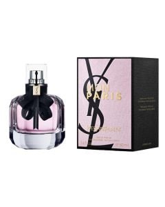 Eau de parfum (EDP) for women, Mon Paris, Yves Saint Laurent, glass, 50 ml, pink and black, 1 piece