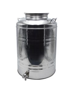 Food container for liquids, La Nuova Sansone®, stainless steel, 50 l, silver, 1 piece