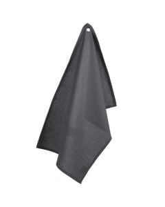Kitchen towel, cotton, 70x45 cm, dark gray, 2 pieces