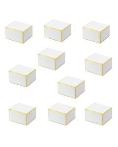 Boxes konfeti, 6x3.5x5.5 cm, white, 10 pieces