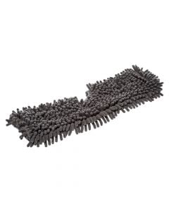 Double-sided mop, for floor cleaning, Five, polyester microfiber, 42x16x3 cm, gray, 1 piece