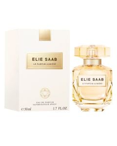 Parfum për femra, EDP, Le Parfum Lumière, Elie Saab, qelq, 50 ml, e verdhë dhe gold, 1 copë
