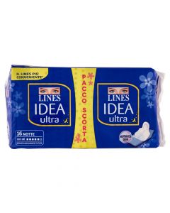 Sanitary pads, Lines Idea Ultra, 16 pieces