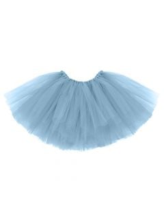 Tutu skirt, with grey blue ribbon, waistline, 50 cx25 cm, sky blue