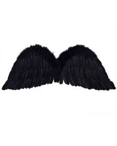 Angel's wings, 75x30 cm, black
