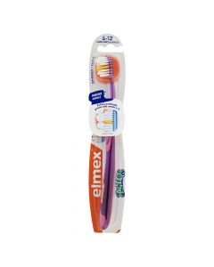 Toothbrush for kids, Elmex, plastic, 22x5 cm, assorted, 1 piece