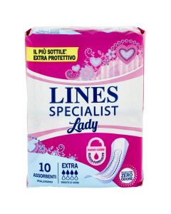 Lines Specialist Extra Hypoallergenic Mini Pads 10 pieces