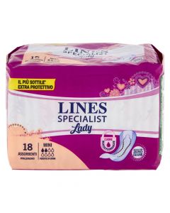 Lines Specialist Lady Hypoallergenic Mini Pads 18 pieces