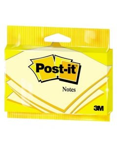 Bllok shënimesh me ngjitje stick notes. letër e verdhe. 76x127 mm. 100 flete. 1 pako