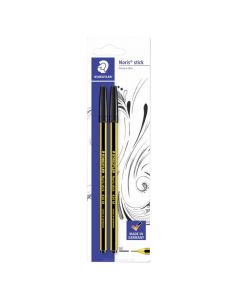 Stilolaps, Noris, Staedtler, plastikë, 23.8x6.8x1 cm, e zezë dhe e verdhë, 2 copë