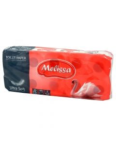 Toilet paper,"Melissa", 100% cellulose, 10 roll, 4 sheets