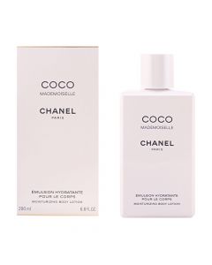 Perfumed body lotion for women, Coco Mademoiselle, Chanel, glass, 200 ml, pink and white, 1 piece