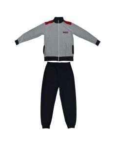 Pajamas for boys, G. Venturi, polyester and cotton, 54, black and gray, 1 pair