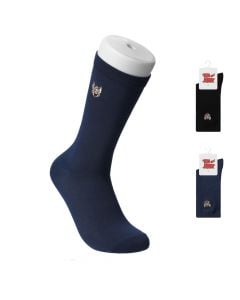 Socks Tomy & Jerry, Miniso, blue, black,  cotton, poliester, 21 cm, 1 pair