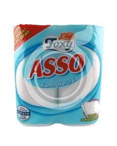Kitchen paper towels, Asso, Foxy, cellulose, 2 rolls
