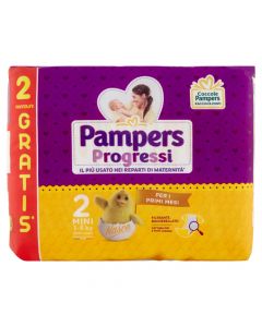 Baby diapers, 28 + 2 pieces