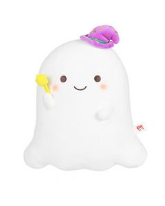 Ghost plush toy for children, Miniso, synthetic polyester, 26 cm, white, 1 piece