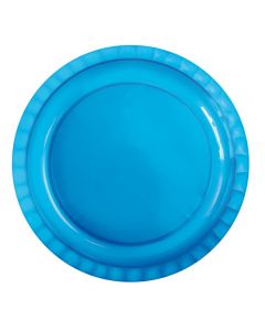 Flat plate, GioStyle, plastic, Ø25.5x2.5 cm, white, 1 piece