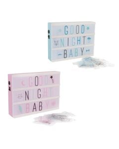 Night light box for children, Good Night Baby, Alandeko, plastic, 21x14.8 cm, assorted, 1 piece