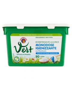 Detergent for clothes, Vert, with bicarbonate, 20 washes