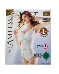Body corset for women, Miorre, 90% polyamide 10% elastane, S/M, black, 1 piece
