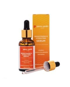 Whitening and moisturizing serum for the skin, Pierre Cardin, plastic and glass, 30 ml, orange, 1 piece