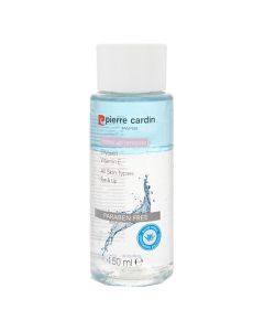Detergjent për pastrimin e makeup-it, me dy faza, Pierre Cardin, plastikë, 150 ml, blu, 1 copë
