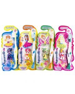 Toothbrush for children, Aquarelle, plastic, 22x5 cm, assorted, 1 piece