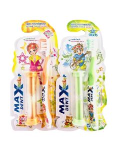 Toothbrush for children, Max Dent, plastic, 22x5 cm, assorted, 1 piece