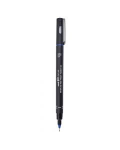 Stilolaps marker me majë të hollë, Uni Pin 03-200, Fine Line, Mitsubishi, plastikë dhe metal, 8.5x4x0.8 cm, blu, 1 copë