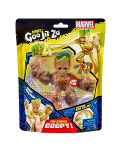Children's toy, Groot, Marvel Heroes, Goo Jit Zu, rubber, 7.5 cm, beige, 1 piece