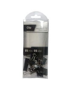 Paper clips. 15 mm. 30 pieces. metal. 1 pack