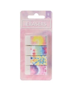 Erasers set. 4 pieces. mixed. 1 pack