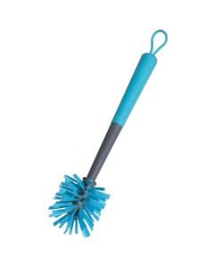 Brush for cleaning bottles, Ultra Clean, polypropylene, 32x7 cm, blue and gray, 1 piece