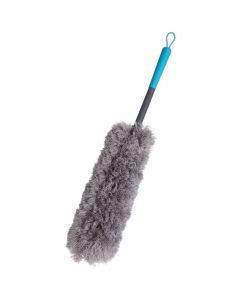 Dust cleaner, Ultra Clean, microfiber, 35 cm, gray and blue, 1 piece