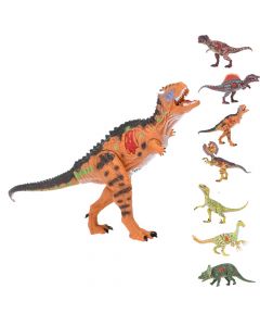 Dinosaur lodër për fëmijë, plastikë, 23 cm, mikse, 1 copë