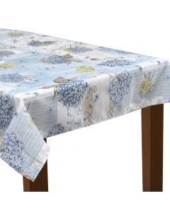Tablecloth, Panama, polyester, 140x180 cm, pastel blue, 1 piece
