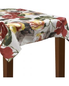 Tablecloth, Panama, polyester, 140x240 cm, floral, 1 piece