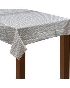 Tablecloth with decorative gems, 140x240 cm, beige