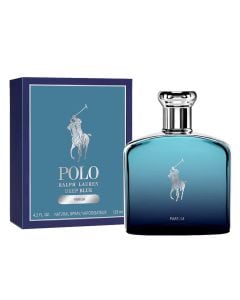Parfum për meshkuj, EDT, Ralph Lauren, Polo Deep Blue, qelq dhe metal, 125 ml, blue e errët, 1 copë