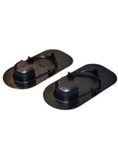 Shtresa këpucësh për shtruesit e pllakave, plastik, e zezë, 40cm X 20 cm