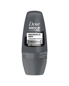 Roll-on antiperspirant for men, Invisible lock, Dove, 50 ml, gray, 1 piece