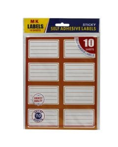 Notebook etiquete simple 20 pieces