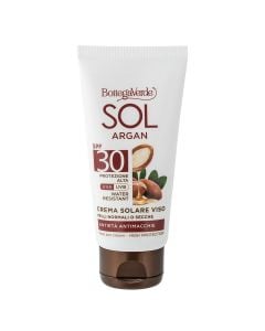 Sun protection face cream, SPF 30, Sol Argan, Bottega Verde, 50 ml