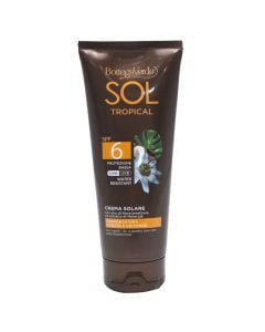 Sun protection tanning cream, SPF 6, Sol Tropical, Bottega Verde, 200 ml
